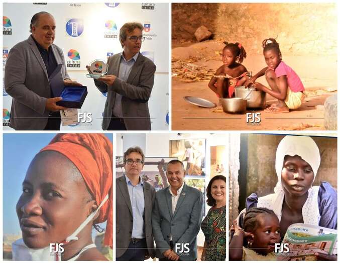 Imágenes de la exposición y del acto inaugural/Francisco Javier Santana.